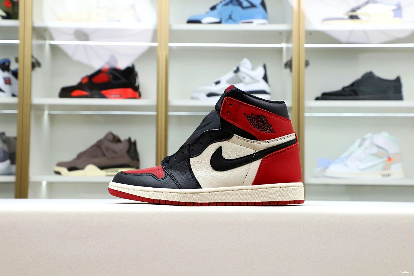 RETRO HIGH AIR JORDAN TOE' 'BRED OG 1 1008